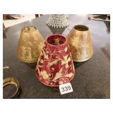 CLIP ON LAMP SHADES