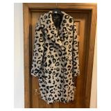 NWT DONNA SALTERS FABULOUS FURS SZ XL LEOPARD