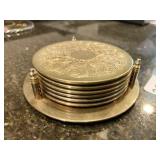 COASTER SET W/ HOLDER