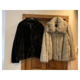 2 SZ 18 DOROTHY PERKINS FAUX FUR WINTER COATS