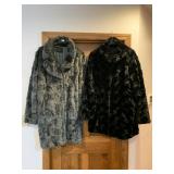2 SZ 18 DOROTHY PERKINS FAUX FUR WINTER COATS