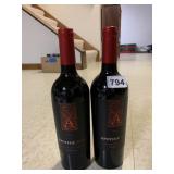 2 SEALED BOTTLES OF APOTHIC RED, WINEMAKERS BLEND