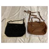 COACH BLACK AND BROWN MICHAEL KORS PURSES