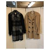 WOMENï¿½S COATS, MICHAEL KORS BLACK AND WHITE PLAID