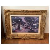 SIGNED C. KIEFFER ORNATE GOLD FRAME