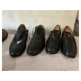 BLACK ABEO LEATHER SZ. 11 SHOES LIGHT WEAR & COLE