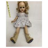 SONJA HENIE MADAME ALEXANDER DOLL, SOME CRACKING