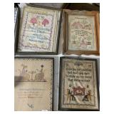 CROSS STICH AND NEEDLE WORK PIECES