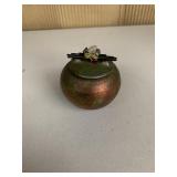 MINIATURE RAKU POTTERY DREAM CATCHER ARTIST