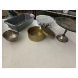 SILVERPLATE CANDY DISH, FOOD STORAGE CONTAINER,