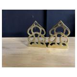 MONTICELLO BRASS BOOKENDS