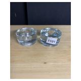 PAPER WEIGHT CANDLE HOLDERS