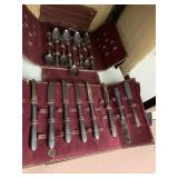 ROGERS CO. STAINLESS 8SPOONS &9 KNIVES