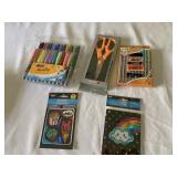 BIC MARKERS, NEW SCISSORS, BIC