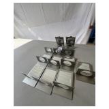 MIRRORED CANDLE HOLDERS