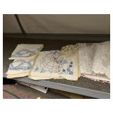 PILLOWCASES, DRESSER SCARVES, DOILIES