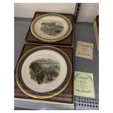 LENOX COLLECTOR PLATES BOBCATS & BEAVERS