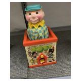 VINTAGE FISHER PRICE JACK IN THE BOX