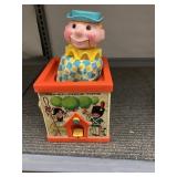 VINTAGE FISHER PRICE JACK IN THE BOX