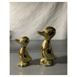 HARLEQUIN GOLD DUCKS, LARGEST 6.5" H