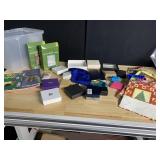 LARGE ARRAY EMPTY JEWELRY AND DISPLAY BOXES