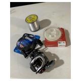 CURADO FISHING REEL AND FISHING LINE