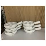 CLASSIC ESCARGOT DISHES 6 PILLIVUYT FRANCE