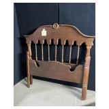 ANTIQUE TWIN BED W/ SIDE RAILS 44" H X 44" W