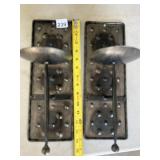 TIN WALL CANDLE HOLDERS