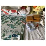 NEW WELCOME DOORMAT, CHILDS EASTER BASKETS,