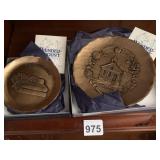 WENDELL AUGUST BRONZE CONGRATULATION PLATE BRONZE