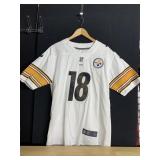 PITTSBURGH STEELERS JOHNSON #18 SIZE MEDIUM
