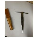 LETTER OPENER WITH KNIFE & SCISSORS, ENGRAVED