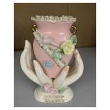 VINTAGE FAIRYLAND IMPORT VASE HAND PAINTED