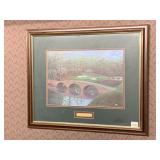 FRAMED THE 12TH AT AGUSTA 20.5" X 24"