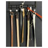 LEATHER BELTS AND OTHERS INCL. SZ. 44, 2