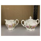 CREAMER SUGAR BOWL BAVARIA