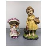 UNMARKED GIRL FIGURINES