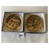 WENDELL AUGUST SOLID BRONZE PLATES INTO ALL A