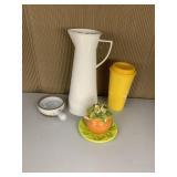 PITCHER, CLAY MINI BOWL, SUGAR BOWL EVA GORDON,