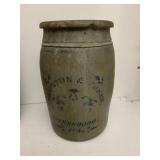 HAMILTON CROCK GREENSBORO 10" H SMALL CHIP ON LIP