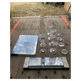 WRAPPED GLASSES, TRAY, FRAME