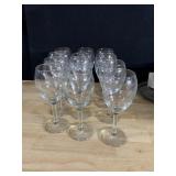 12 WINE GLASSES