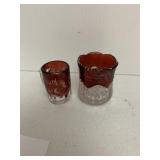 RUBY SOUVENIR TOOTHPICK HOLDERS 1901