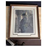 SAMUEL BELLIN ENGRAVING "CONFIDENCE" 21W X 24.5H