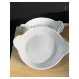 4 ROUND 8" OVEN TO TABLE BAKING DISHES