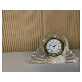 WATERFORD LEAD CRYSTAL CLOCK 2.5" H