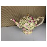 TEA POT ARTHUR WOOD FLORAL DESIGN