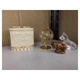 LENOX ANNIVERSARY TRINKET BOX, GLOBE AUSTRIAN