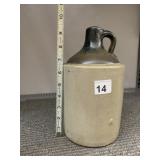 ANTIQUE CROCK JUG 9.5" H